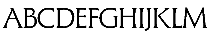 Forevs Regular Font UPPERCASE