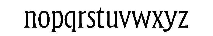 Forevs Regular Font LOWERCASE