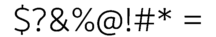 Formiga Extra Light Font OTHER CHARS