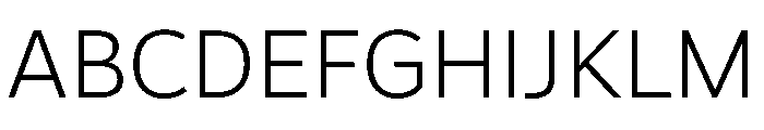 Formiga Extra Light Font UPPERCASE