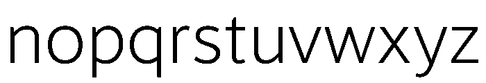 Formiga Extra Light Font LOWERCASE
