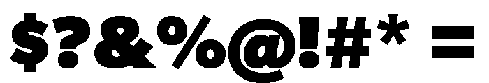 Formiga Heavy Font OTHER CHARS