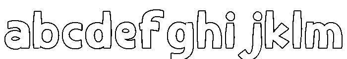 FOGESTAR-Outline FONT