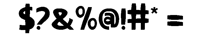 FOGESTAR-Regular Font OTHER CHARS