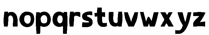 FOGESTAR-Regular Font LOWERCASE