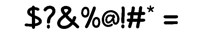 FOGESTAR-Text Font OTHER CHARS