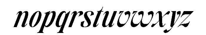 FOLDEN Italic Font LOWERCASE