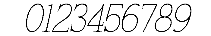 FONCA Italic Font OTHER CHARS