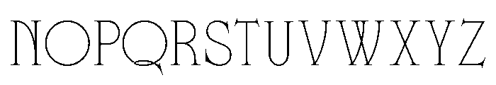 FONCA Regular Font UPPERCASE
