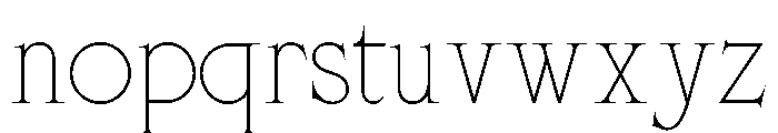 FONCA Regular Font LOWERCASE