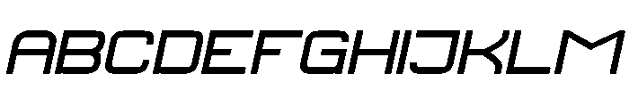 FOREVER Bold Italic Font UPPERCASE