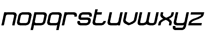 FOREVER Bold Italic Font LOWERCASE