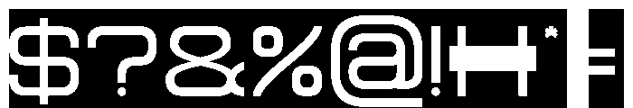 FOREVER-Inverse Font OTHER CHARS