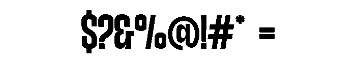 FORGESANS-Regular Font OTHER CHARS