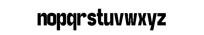 FORGESANS-Regular Font LOWERCASE