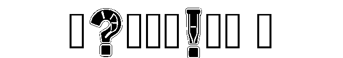 Foban Regular Font OTHER CHARS