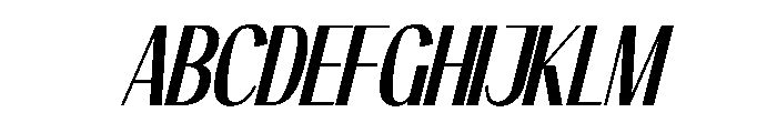 Focsio Italic Font UPPERCASE
