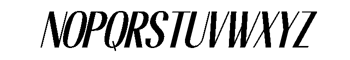 Focsio Italic Font UPPERCASE