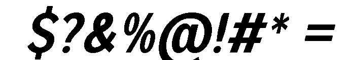 Foermality Condensed Med Ita Font OTHER CHARS