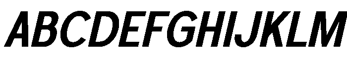 Foermality Condensed Med Ita Font UPPERCASE