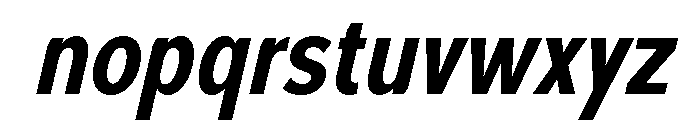 Foermality Condensed Med Ita Font LOWERCASE