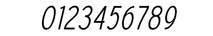 Foermality Condensed Thin Ita Font OTHER CHARS