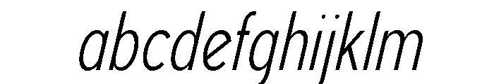 Foermality Condensed Thin Ita FONT