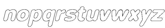 Foermality ExtBd Ita Font LOWERCASE