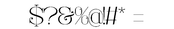 Foilathe Font OTHER CHARS