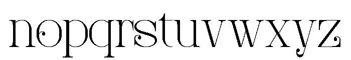 Foilathe Font LOWERCASE