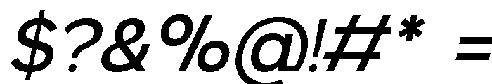 Folare Italic Font OTHER CHARS