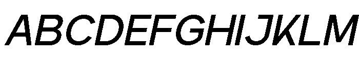 Folare Italic Font UPPERCASE