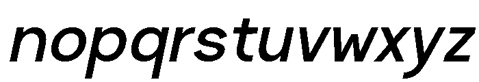 Folare Italic Font LOWERCASE
