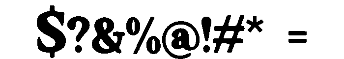 Fontasia Font OTHER CHARS
