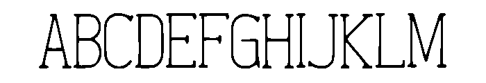 Fontique Font UPPERCASE