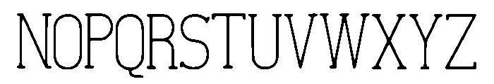 Fontique Font UPPERCASE