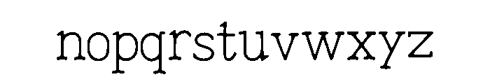 Fontique Font LOWERCASE