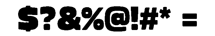 Food Chunky Font OTHER CHARS
