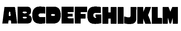 Food Chunky Font UPPERCASE