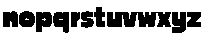 Food Chunky Font LOWERCASE