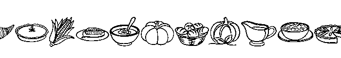 Food Thanksgiving FONT