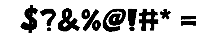 Foodie Story Font OTHER CHARS