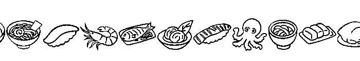 Foods Doodle FONT
