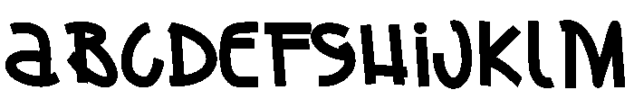 Foody Hokan Font UPPERCASE