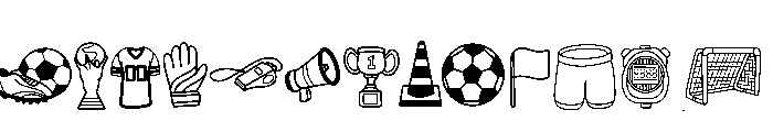 Football  Day Font UPPERCASE