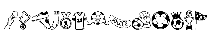 Football  Day Font UPPERCASE