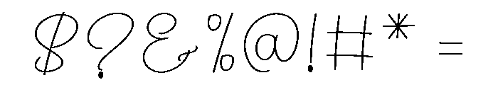 Football Handmade Font OTHER CHARS