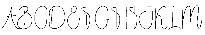 Football Handmade Font UPPERCASE