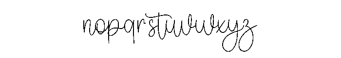 Football Handmade Font LOWERCASE