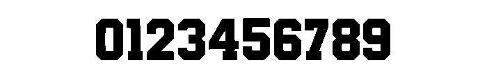 Football Jersey Regular Font OTHER CHARS
